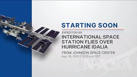 NASA - ISS Flies Over Hurricane Idalia
