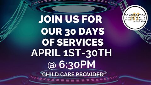 Who's On The Lord's Side: 30 Days of Services -- Night 3