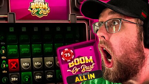 HUGE ALL IN ON BOOM CITY BOOM OR BUST (BEST GAME SHOW)