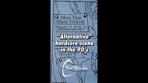 The short-lived “alternative hardcore” scene of the 1990’s