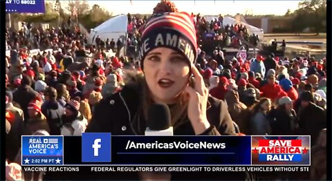 "Not even tornados can keep people from coming out to hear President Trump speak."