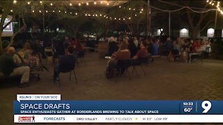 Space enthusiast gather at local brewery to talk about space