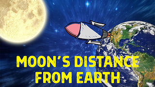 Moon's Distance From Earth (Animation)