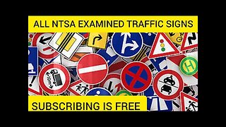 LESSON 25 - ALL EXAMINED TRAFFIC SIGNS