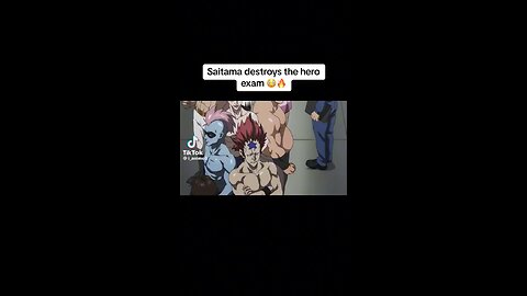 Saitama a destroys hero’s exams
