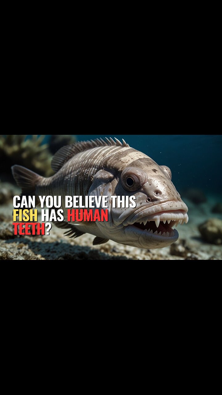 Can You Believe This Fish Has Human Teeth?