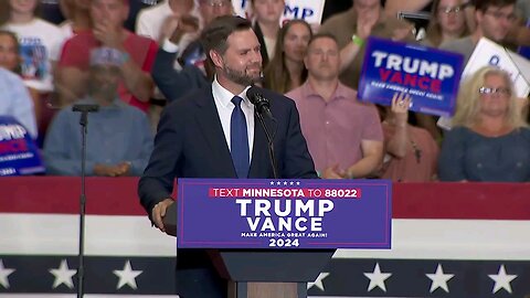 JD Vance Opens St.Cloud Rally for President Trump