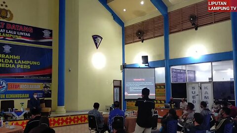 Dirlantas Polda Lampung Sosialisasi ke Awak Media Tentang Kebijakan Tilang Elektronik ETLE