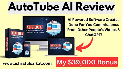 AutoTube AI Review-Earning DFY Affiliate Commissions (AutoTube AI App By Kurt Chrisler)