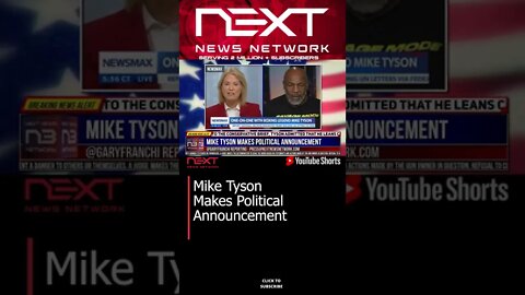 Mike Tyson Makes Political Announcement #shorts