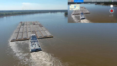 Droning the Mississippi River Near L'Auberge Casino, Baton Rouge Re-Upload