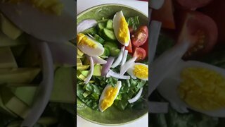 Cobb Salad.. #healthylifestyle #food #chef #cobbsalad #foodporn #bacon