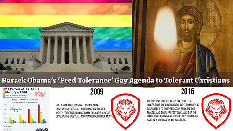 OBAMA's "FEED TOLERANCE" GAY AGENDA to TOLERANT CHRISTIANS + PBD explains the DARK history of LGBTQ