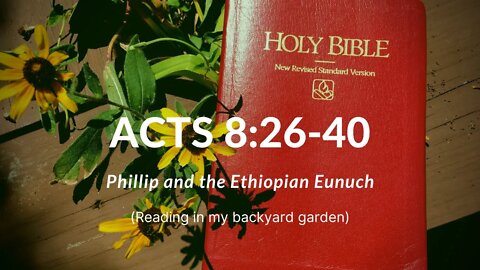 ACTS 8:26-40 (Philip and the Ethiopian Eunuch)