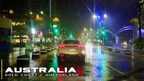 Driving through Queensland Cyclone || GOLD COAST || AUSTRALIA