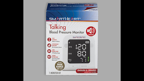 SMARTHEART BLOOD PRESSURE MONITOR (REVIEW)