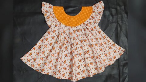 Baby Frock Cutting And Stitching