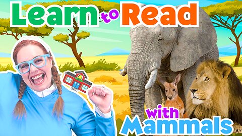 Learn to Read with Fun Mammals! Teacher uses Phonics and Animals to teach Reading Skills for Kids!