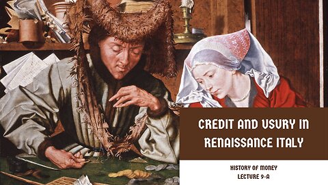 Credit and Usury in Renaissance Italy (HOM 9-A)