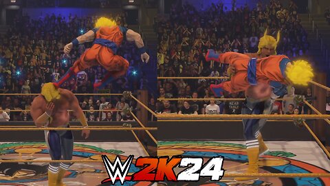 WWE 2K24: All Might VS Goku