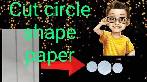 How to cut circle shape paper|| DIY Circle shape paper cutter #qisaqtech