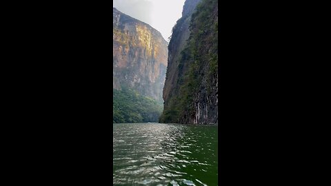 The Sumidero Canyon in the state of Chiapas, Mexico.