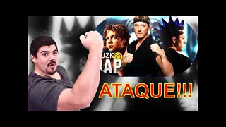 REACT Rap do Cobra Kai (Miguel, Falcão e Johnny) - ISSO AQUI É COBRA KAI - UZK - MELHOR DO MUNDO