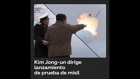 Kim Jong-un observa una prueba de misil