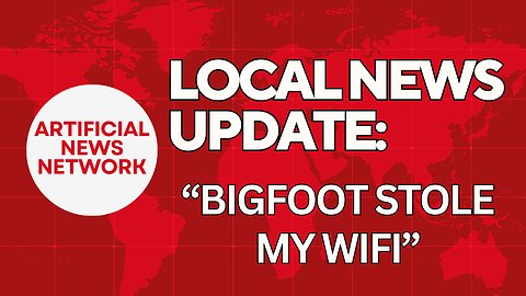 Artificial News: "Bigfoot Stole My WiFi"