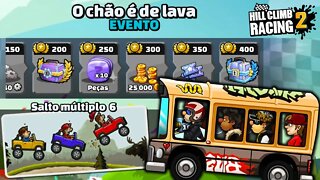 Evento do Hill Climb Racing 2 | O Chão é de Lava