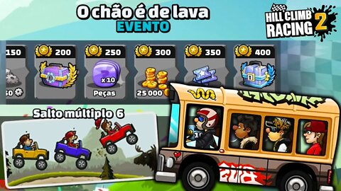 Evento do Hill Climb Racing 2 | O Chão é de Lava