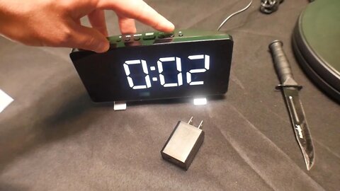 Digital Alarm Clock with USB Charger, Led Digital Clock Large Display,10 Alarm Sounds,Snooze Mode