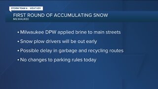 First snowfall could impact travel