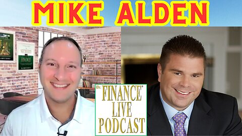 Dr. Finance Live Podcast Episode 27 - Michael Alden Interview - WSJ & USA Today Best-Selling Author
