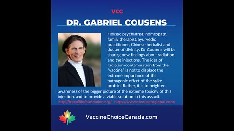 Dr. Gabriel Cousens - The Highly Probable Radio Contamination in Bioweapon Injection