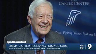 Jimmy Carter receiving hospice care