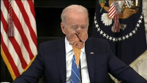 Joe Biden has ice cream on thebrain