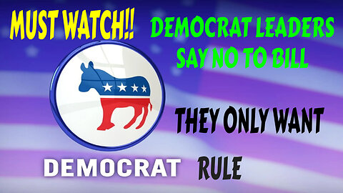 BREAKING!! DEMOCRATS WANT ILLEGALS TO VOTE MUST WATCH IT'S BEEN THEIR PLAN ALL ALONG, ONE-PARTY RULE