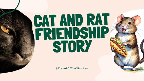 CAT AND RAT FRIENDSHIP STORY| TRUE FRIENDSHIP STORY