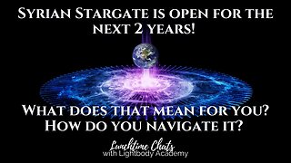 Lunchtime Chats episode 122: Syrian Stargate is open for the next 2 years! Now what?