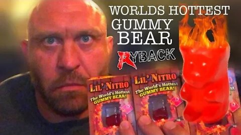 WORLDS HOTTEST GUMMY BEAR 3X LIL NITRO HOT FOOD CHALLENGE - RYBACK TV #LilNitroChallenge