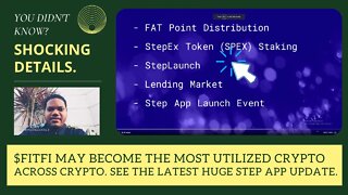 $FITFI May Become The Most Utilized Crypto Across Crypto. See The Latest Huge Step App Update.