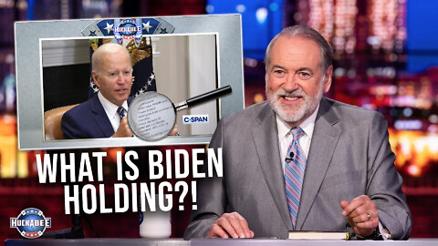 EXCLUSIVE Look at the BACK SIDE of Biden's Cheat Sheet | LwM Clip | Huckabee