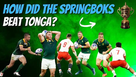 Springboks v Tonga: The Ultimate Rugby World Cup Review