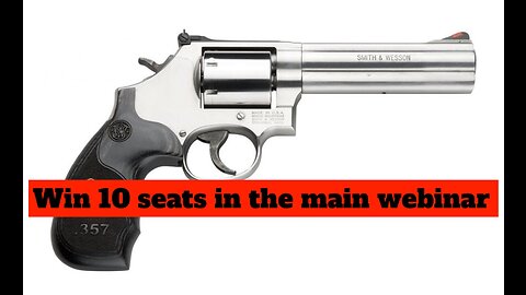 S&W 686 PLUS 357 MAG 5" 7-RD REVOLVER MINI #1 FOR 10 SEATS IN THE MAIN WEBINAR