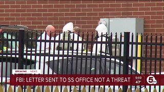 Letter with white powder sent to SSA office not a threat
