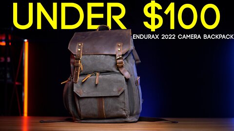 Camera BackPack UNDER $100 || 2022 Endurax Canvas Camera Backpack