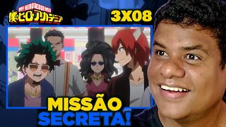 MISSÃO SECRETA - MY HERO ACADEMIA T3 X 08 | React Anime Pro