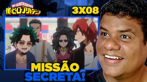 MISSÃO SECRETA - MY HERO ACADEMIA T3 X 08 | React Anime Pro