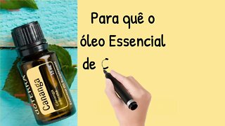 Para quê serve o óleo essencial de Cananga?